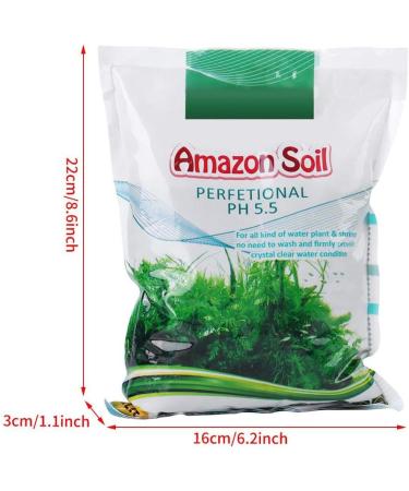 Fish Tank Mud 1000g/Bag Aquarium Bottom Water Grass Seeds Plant Sand Mud Planted Aquarium Substrate Sand - Buy Online on GoSupps.com