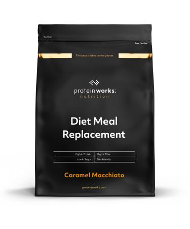 Protein Works Diet Meal Replacement |250 calories drinking meal |Diet drinking meal |Meal to lose weight |28 Servings |Karamell Macchiato |1kg caramel macchiato 1 kg (1 Pack) - Buy Online on GoSupps.com