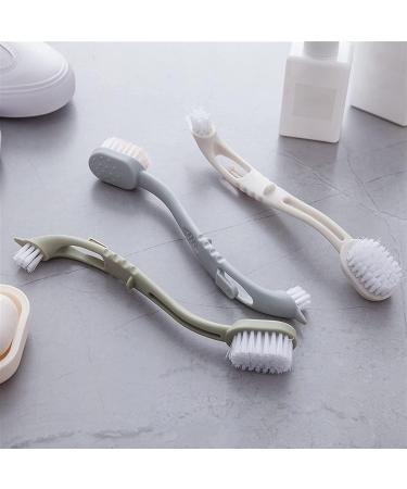 Home Shoes Brushes Double Head Portable Shoes Cleaning Tools Shoe Brush Sneakers Washing Brushes Long Handle Plastic Household Cleaner Bathroom Tool Brush(Apricot) - Buy Online on GoSupps.com