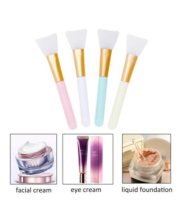 4-Piece Silicone Face Mask Brush Set - Perfect for Mud Masks Eye Serums & DIY Skincare | International Shipping - Buy Online on GoSupps.com