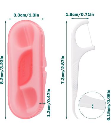 Buy WLLHYF 4 PCS Travel Dental Floss Case - Portable Refillable Organizer with 40 Picks for Family & Travel - Ideal for Men & Women - Buy Online on GoSupps.com