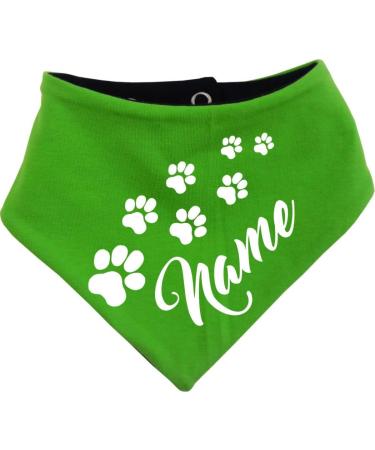 Custom Both-Sided Multicolor Dog Towel - Navy Lime | Size 1 (Neck 27-30 cm) - Personalized Pet Towel for Small Dogs - Buy Online on GoSupps.com