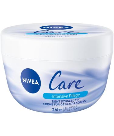 NIVEA CARE cream fast -moving cream for the face and body moisturizing Nivea cream for a delicate and smooth skin feeling (200 ml) 1 200 ml (1 Pack) - Buy Online on GoSupps.com