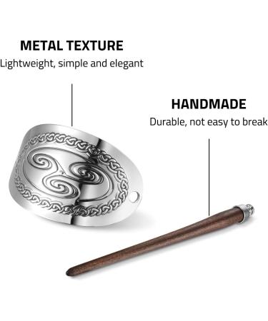 Vintage Viking Hair Clips Hairpins Metal Hair Slide Clip with Stick - Buy Online on GoSupps.com