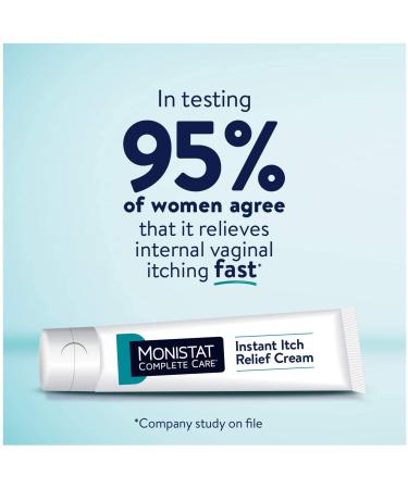 Monistat Care Instant Itch Relief Cream - Max Strength - Cools & Soothes - 1oz Each - Pack of 3 - Buy Online on GoSupps.com