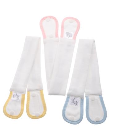 TOYANDONA 3pcs Umbilical Cord Support Belt Baby Belly Band Diaper Newborn Hernia Belt for Baby Belly Button Cover Infant Umbilical Cord Baby Belly Band for Gas and Colic Hernia Support Belt Assorted Color 44x4x1cm
