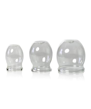 Lauschaer Glass 3 Series Medical Fire Terrified Glasset 30-40-50mm for professional medical fire cups