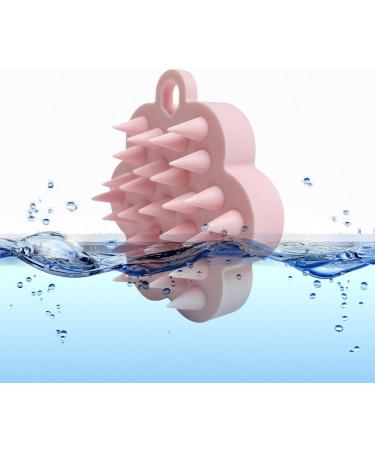 Moxeupon Hair Washer - Silicone Head Massage Shampoo Brush for Adults Children & Men | Hell-Pink - Buy Online on GoSupps.com