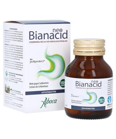 Neobianacid Protects the mucous membrane by fighting heartburn 45 tablets