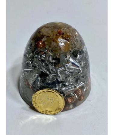 2 Power Dome Tower Busters - Crystal Orgone Generator Energy Accumulator | 7.83Hz/432Hz/528Hz | Beautiful Ingredients & Colors | International Shipping Available - Buy Online on GoSupps.com