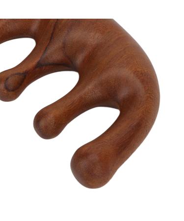 Shop Premium Head Massage Comb | Sandalwood Gua Sha Scalp Massager for Relaxation & Wellness - Buy Online on GoSupps.com
