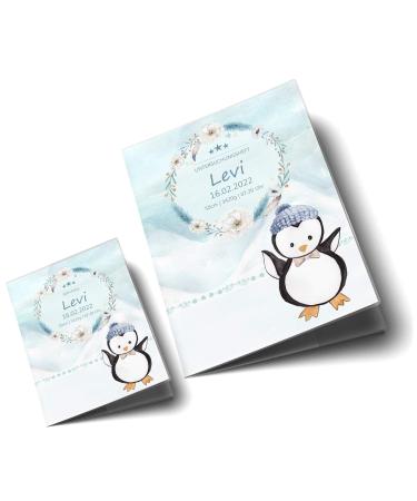 Buy OLGS U-Magazine & Vaccination Passport Set | Personalized Baby Gifts | North Pole Penguin Design | Unique Birth Gifts | 2-Part Booklet Case - Buy Online on GoSupps.com
