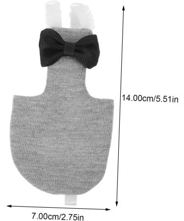 OATIPHO Bird Harness Flying Bird Diapers Decorations Fashionable Cotton Stylish Parrot Clothes 14x7cm Grey - Buy Online on GoSupps.com