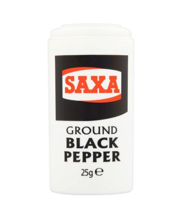Saxa - Ground Black Pepper 25G