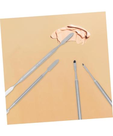 4 pi ces Lot de Spatules Acier Inoxydable pour Manucure et Maquillage B tons de M lange Plats et Effil s Outils Professionnels pour Ongles et Maquillage Accessoires Proth siste - Buy Online on GoSupps.com