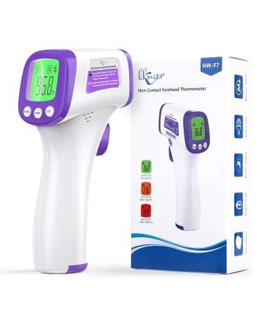 KKmier Infrared Forehead Thermometer - No Contact, 3-in-1 Temperature Gun for Baby, Kids, Adults - LCD Display - Buy Online on GoSupps.com
