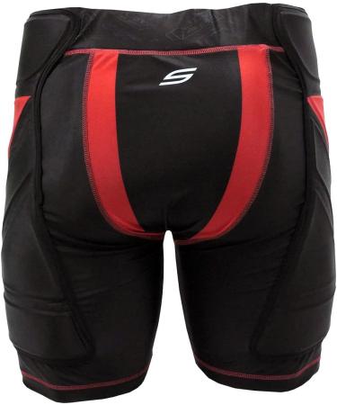 Social Paintball Grit Slider Shorts - Black/Red - Size Medium - Buy Online on GoSupps.com