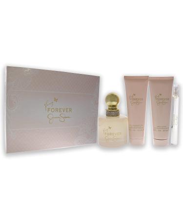 Jessica Simpson Fancy Forever Women 4 Pc Gift Set 3.4oz EDP Spray 3oz Body Lotion 3oz Shower Gel (I0115933) - Buy Online on GoSupps.com