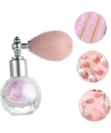 POPETPOP High Gloss Dusting Glitter Hair Spray for Hair Body Powder Women Body Glitter Miss Highlighter Flash 7.5x7cm Purple - Buy Online on GoSupps.com