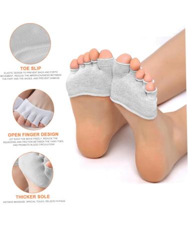 Fomiyes 16 Pairs Cotton Half Socks for Women & Men | Invisible Peep-Toe & Sports Shoe Liners - Buy Online on GoSupps.com