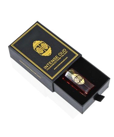 INTENSE OUD Mukhallat Al Zafran Perfume Oil 12ML (0.40 OZ) With Black Gift Box Long Lasting Exotic Spicy Sweet Scent. - Buy Online on GoSupps.com
