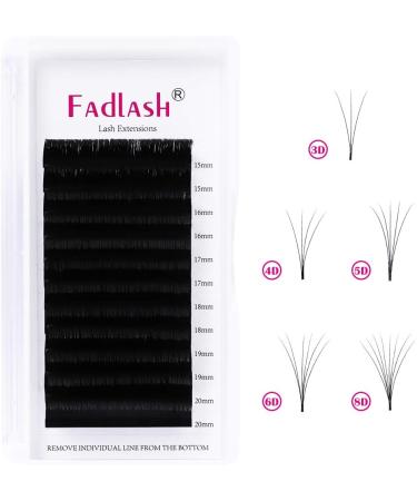 FADLASH Easy Fan Lashes CC Curl 0.05 15-20mm Mixed Length Russian Eyelashes Extensions - Buy Online on GoSupps.com