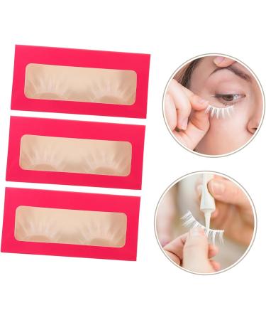 FOMIYES 12 Pairs Makeup False Eyelashes Japanese Lashes Eyelashes Cosplay Lashes Fake Lashes False Eyelashes Lashes False Lash White Fiber 3d Cosmetic Cross - Buy Online on GoSupps.com