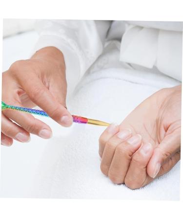 FRCOLOR 9 Piece Nail Sets Nail UV Gel Painting Brush Manicure Brush Nail Painting Pens Yn Nail Set Gel Nail Kits Brush for Stripping Nails Kit De U as De Gel Nail Drawing Pen Liner Pen Colourful - Buy Online on GoSupps.com