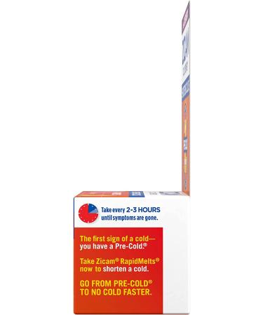 Zicam Cold Remedy RapidMelts Elderberry Citrus Flavor 25 Count - Fast Relief Formula - Buy Online on GoSupps.com