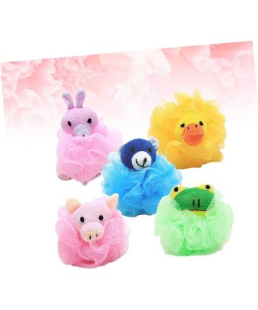 Beavorty 4pcs Bath Ball & Puff Set | Luxurious Bath Accessories & Spa Quality Bath Sponge for Ultimate Relaxation - Buy Online on GoSupps.com