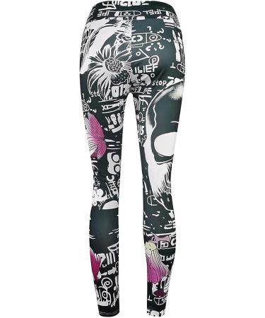 Women's High Waisted Butt Lift Yoga Pants | Tummy Control Leggings - Purple, Large - Buy Online on GoSupps.com