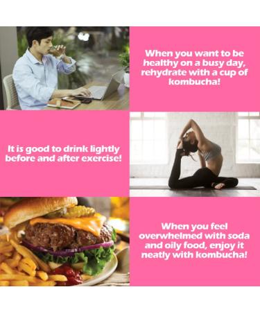 KAYFOOD Daily Kombucha Powder Tea 100g Set - Sugar Free Diet Tea with SevenBerry Flavor - Buy Online on GoSupps.com