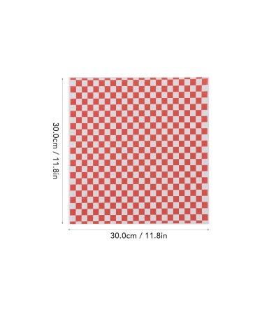 DEKAIM Checkered Deli Paper Sheets - 240 Waxed Inserts for Food Baskets | Perfect for Packing Bread & Sandwiches - International Shipping Available - Buy Online on GoSupps.com
