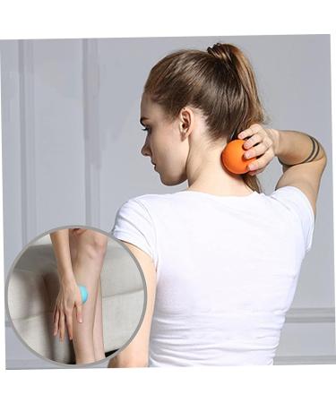 TOVINANNA Yoga Ball Muscle Roller - 1 Piece Back Massage Ball (6.5x6.5cm Purple) - Ideal for Muscle Relief & Fitness - Buy Online on GoSupps.com
