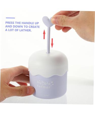 FRCOLOR 2 Pcs Marshmallow Whip Maker - Sky Blue Foam Cup for Skincare & Face Wash | Portable Rich Foam Maker - Buy Online on GoSupps.com