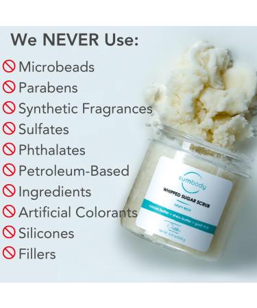 Whipped Sugar Body Scrub with Vitamin C Citrus Splash - Gentle Exfoliator for Sensitive Skin Hydrating Foot & Hand Scrub for Men & Women Made in USA 8.9 Ounce - Buy Online on GoSupps.com