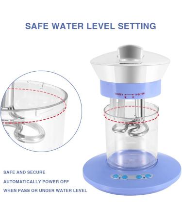 Facial Sauna Facial Steamer vapeur de cheveux Humidificateur ionique portatif de machine vapeur pour le visage Machine vapeur pour ozone jet rotatif 360 pour le nettoyage en profondeur (EU) - Buy Online on GoSupps.com