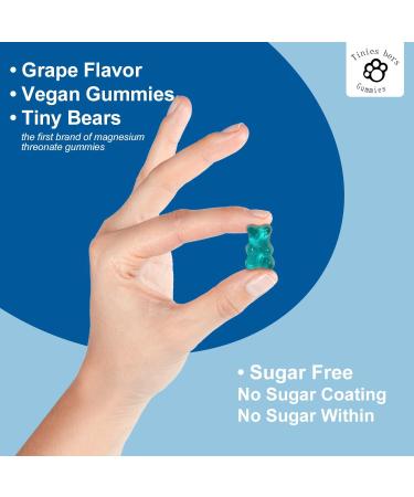Magnesium Threonate Gummies 500 mg - 60 capsules - Buy Online on GoSupps.com