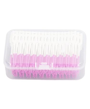 200 Interdental Brushes - Soft Silicone Purple Dental Floss & Tooth Cleaning Tools for Optimal Oral Care - Buy Online on GoSupps.com