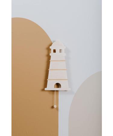 Bo Babys ONLY - Baby Lighthouse Wall Lamp | FSC Certified | Battery Night Light for Children's Room | 25000 Hours of Glow - Buy Online on GoSupps.com