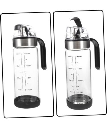 Alipis 3pcs Automatic Opening and Closing Oiler Glass Vinegar Pot Oil Container Syrup Bottle Soy Sauce Bottle Vinegar Container Soy Sauce Container Oil Bottle Stainless Steel Olive Oil Pp 22X7X7CMx3pcs As Shownx3pcs - Buy Online on GoSupps.com