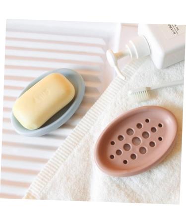 Ciieeo 9 Pcs Bathroom Soap Drainer Silicone Pink Basin Bar Soap Holder Travel Spray Bottle Perfume Claw Hammer Wrist Bands for Washing Face Soap Draining Holder Hollow Out Soap Box - Buy Online on GoSupps.com