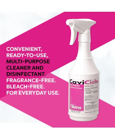 Metrex 13-1024 CaviCide Surface Disinfectant 24 oz - Powerful Decontaminant Cleaner - Buy Online on GoSupps.com