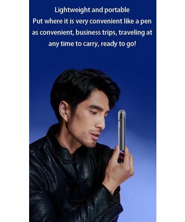 Buy Portable Nose Hair Trimmer - Cordless Battery-Powered 360 Beveled Blades for Snag-Free Ear & Nose Hair Removal - International Shipping Available - Buy Online on GoSupps.com