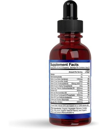 Feel Great Vitamins Organic Multivitamin Liquid Drops for Toddlers & Kids | Daily Essential Nutrients for Healthy Growth | No Iron Sugar-Free | USDA Organic Vegan Non-GMO Gluten-Free | 2 Fl Oz Kids Multivitamin Drops -  - Buy Online on GoSupps.com