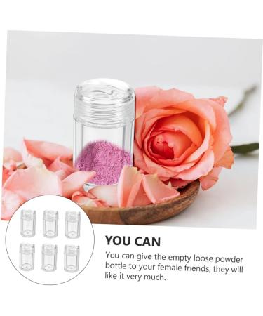 NOLITOY 6pcs Loose Powder Bottle Loose Powder Holder Glitter Loose Powder Puff Bottle Travel Manicure Tool 4.5x2.5cm As Shown - Buy Online on GoSupps.com