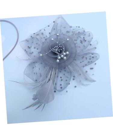 DRESSOOS 1 Set Hair Clip Hair Pin Tiara Hair Barrettes Gauze Cloth Headdress Hat Hairpin Hair Hoops Elegant Barrette Bride Linen Yarn Grace - Buy Online on GoSupps.com