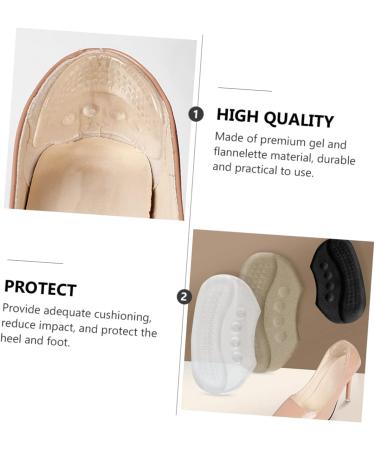 FRCOLOR 3 Pairs High Heel Stickers & Liners - Wear-Resistant Self-Adhesive Travel Comb Heel Grips for Comfortable Walking - Buy Online on GoSupps.com