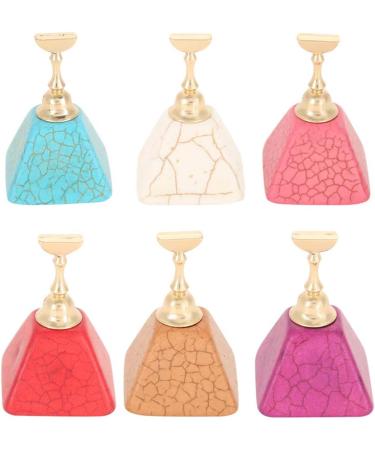 Nail Holder Set Magnetic Nail Tip Practice Stand Base Alloy Holder Nail Art Display Manicure Tool Set with Alloy Holders Manicure Nails Salon Tool(Beige) - Buy Online on GoSupps.com