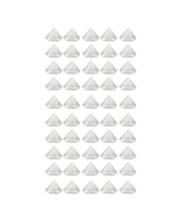 Pilipane Pilipane Set of 50 Clear Glass Color Cards for Nail Polish